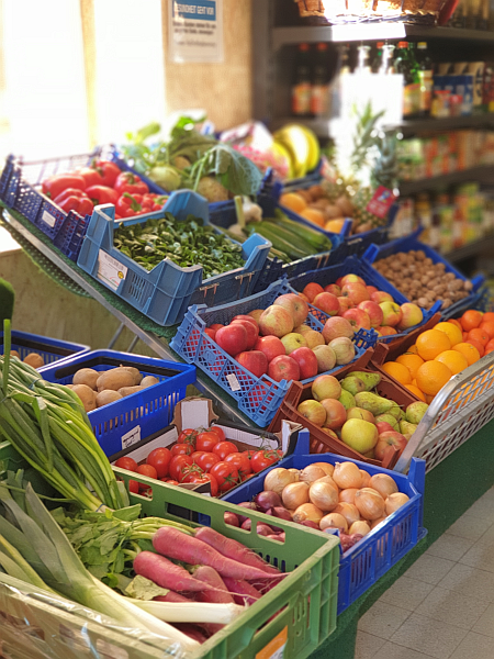 Frisches Obst und Gemüse